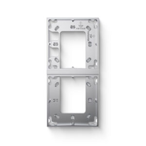 Intercom Montagerahmen 2-fach silber
