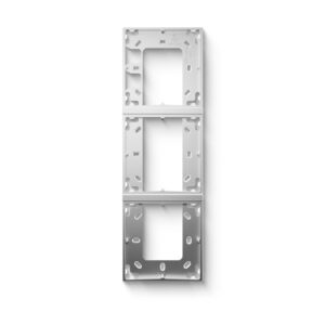 Intercom Montagerahmen 3-fach silber