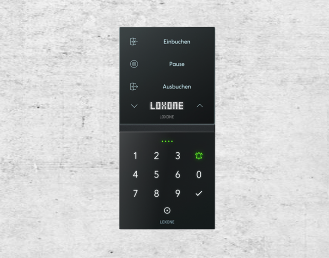 Zeiterfassung mit Loxone